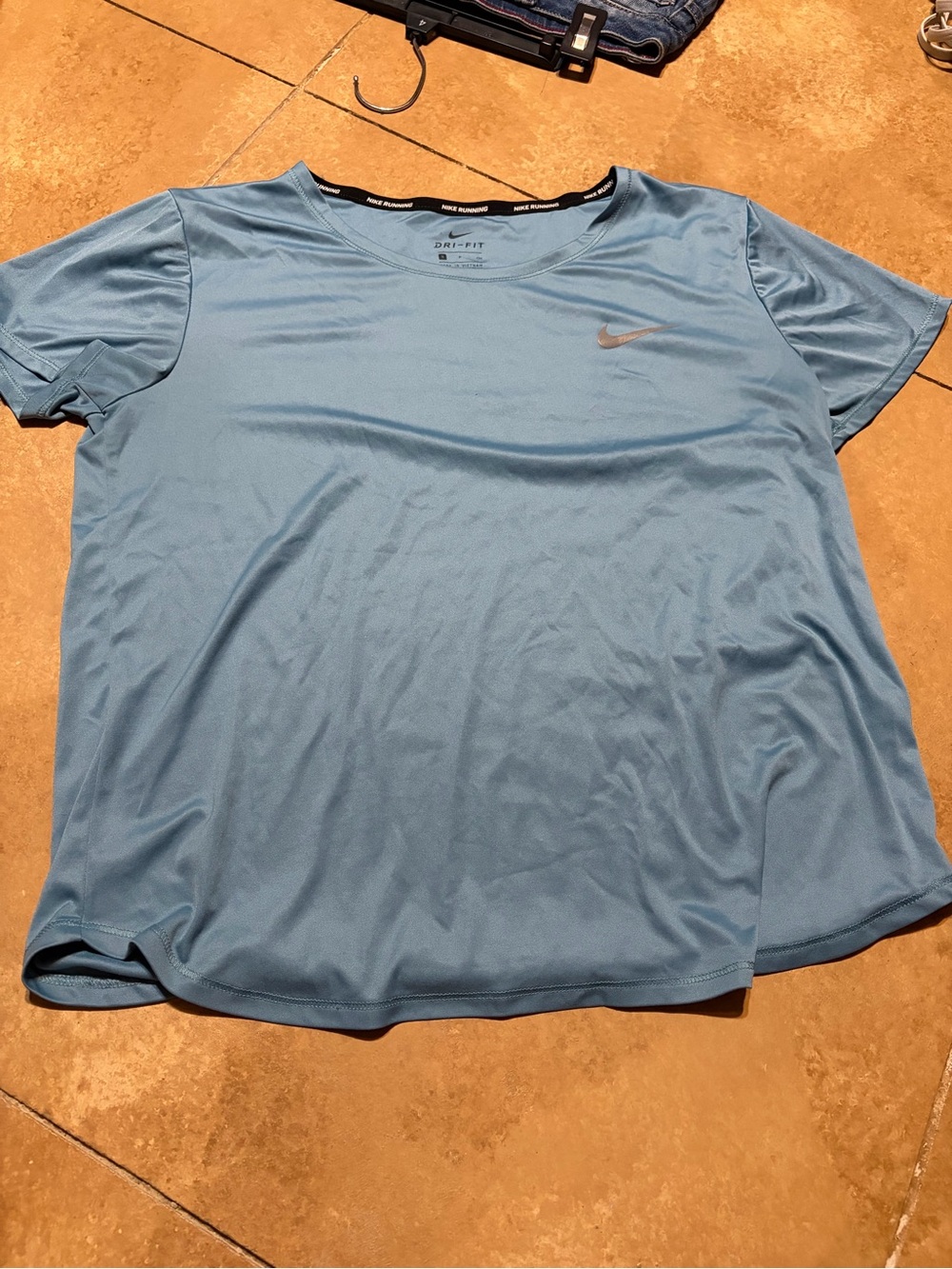 Nike Women’s Sky Blue Short Sleeve Dri-FIT Tee